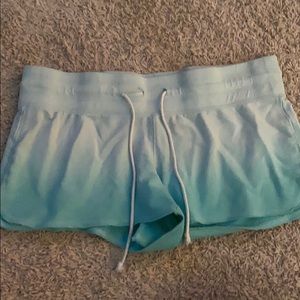 Blue ombré shorts